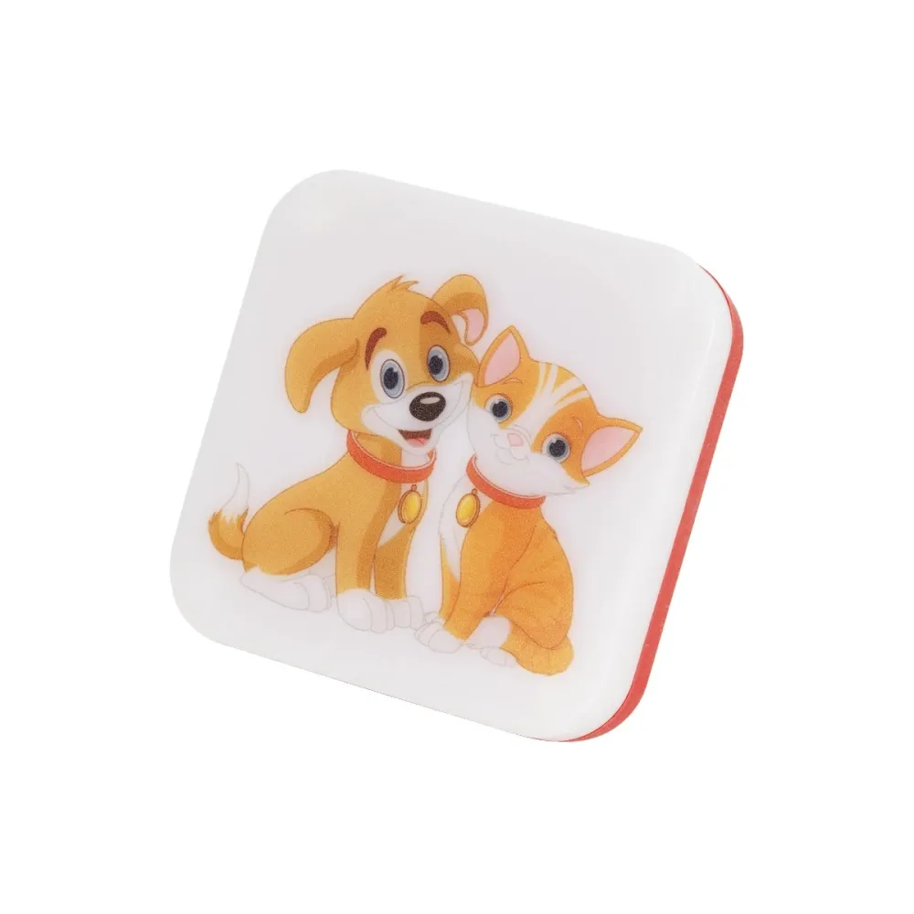GloboStar® KIDDO 202-0008 Παιδικό Φωτιστικό Νυκτός LED 1W 95lm 120° AC220-240V IP20 Ψυχρό Λευκό 6000K - Μ5.5 x Π5.5 x Υ8cm - 2 Χρόνια Εγγύηση