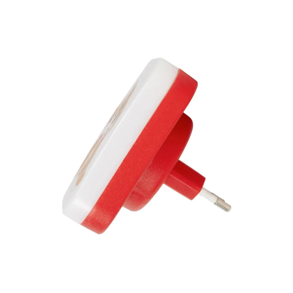 GloboStar® KIDDO 202-0008 Παιδικό Φωτιστικό Νυκτός LED 1W 95lm 120° AC220-240V IP20 Ψυχρό Λευκό 6000K - Μ5.5 x Π5.5 x Υ8cm - 2 Χρόνια Εγγύηση