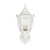 GLOBOSTAR® ENGLAND 202-0012 Vintage Φωτιστικό Τοίχου - Απλίκα με Ντουί 1 x E27 AC 220-240V IP44 - Λευκό - Μ25 x Π20 x Υ42cm
