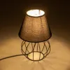 GLOBOSTAR® SHAPE 202-0057 Μοντέρνο Επιτραπέζιο Φωτιστικό Πορτατίφ με Ντουί 1 x E27 AC 220-240V IP20 - Μαύρο - Μ19 x Π19 x Υ28cm