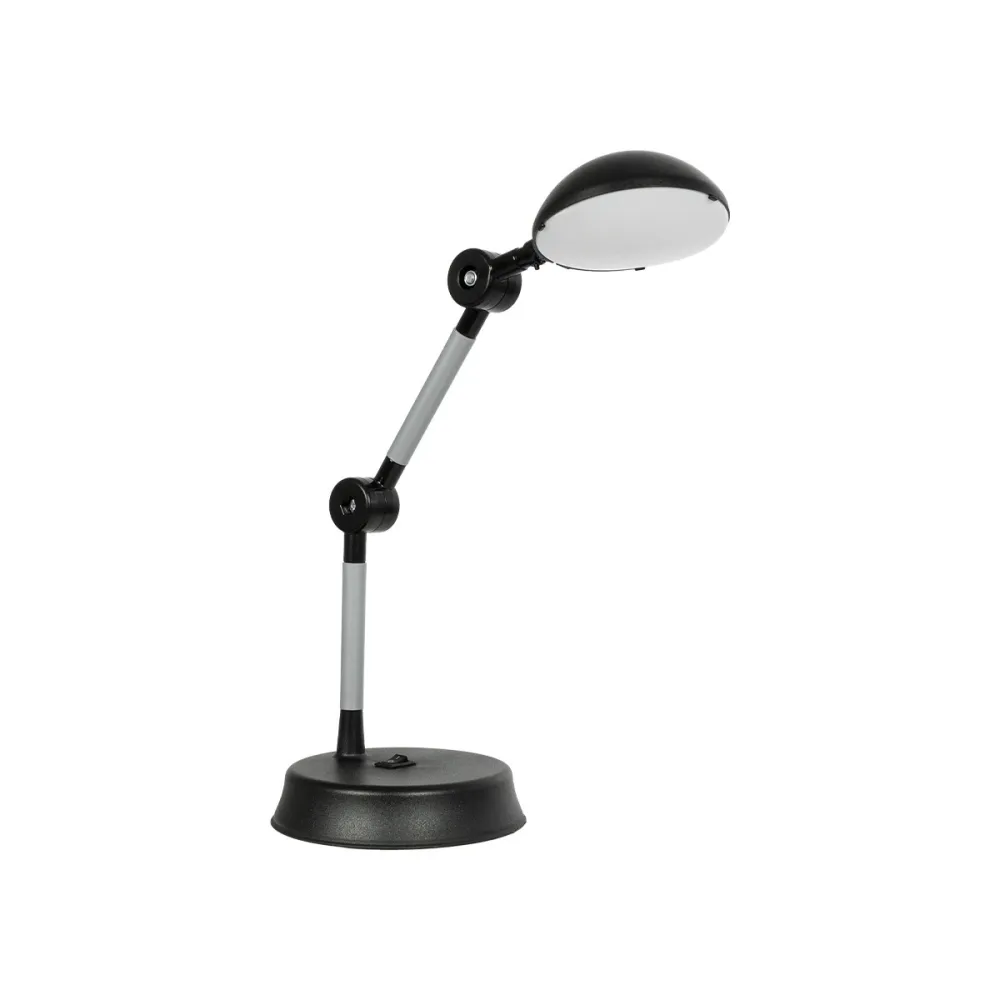 GLOBOSTAR® MICHEL 202-0061 Μοντέρνο Επιτραπέζιο Φωτιστικό Γραφείου LED 6W 540lm 120° AC 220-240V IP20 Ψυχρό Λευκό 6000K - Lumileds SMD Chip - Μαύρο - Μ15 x Π15 x Υ51cm - 2 Χρόνια Εγγύηση