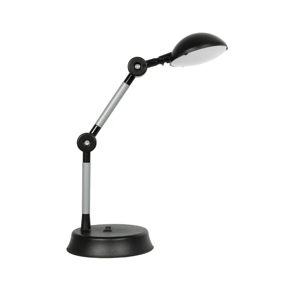 GLOBOSTAR® MICHEL 202-0061 Μοντέρνο Επιτραπέζιο Φωτιστικό Γραφείου LED 6W 540lm 120° AC 220-240V IP20 Ψυχρό Λευκό 6000K - Lumileds SMD Chip - Μαύρο - Μ15 x Π15 x Υ51cm - 2 Χρόνια Εγγύηση
