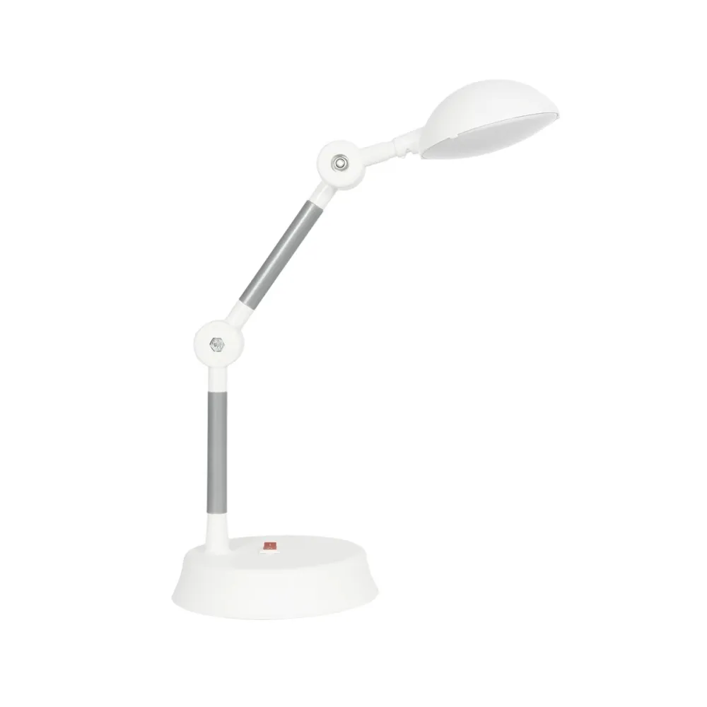 GLOBOSTAR® MICHEL 202-0062 Μοντέρνο Επιτραπέζιο Φωτιστικό Γραφείου LED 6W 540lm 120° AC 220-240V IP20 Ψυχρό Λευκό 6000K - Lumileds SMD Chip - Λευκό - Μ15 x Π15 x Υ51cm - 2 Χρόνια Εγγύηση