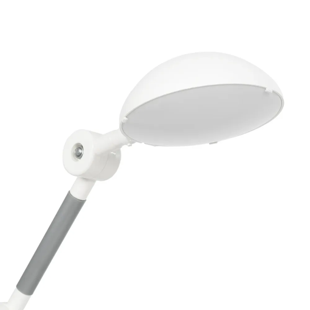 GLOBOSTAR® MICHEL 202-0062 Μοντέρνο Επιτραπέζιο Φωτιστικό Γραφείου LED 6W 540lm 120° AC 220-240V IP20 Ψυχρό Λευκό 6000K - Lumileds SMD Chip - Λευκό - Μ15 x Π15 x Υ51cm - 2 Χρόνια Εγγύηση