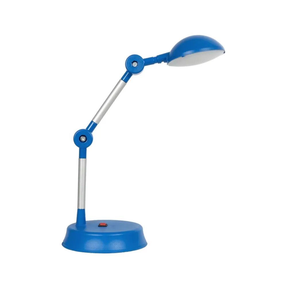 GLOBOSTAR® MICHEL 202-0063 Μοντέρνο Επιτραπέζιο Φωτιστικό Γραφείου LED 6W 540lm 120° AC 220-240V IP20 Ψυχρό Λευκό 6000K - Lumileds SMD Chip - Μπλε - Μ15 x Π15 x Υ51cm - 2 Χρόνια Εγγύηση