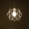 GLOBOSTAR® VORTEX 203-0001 Μοντέρνο Κρεμαστό Φωτιστικό Οροφής με Ντουί 1 x E27 AC 220-240V IP20 - Λευκό - Μ23.5 x Π23.5 x Υ20cm