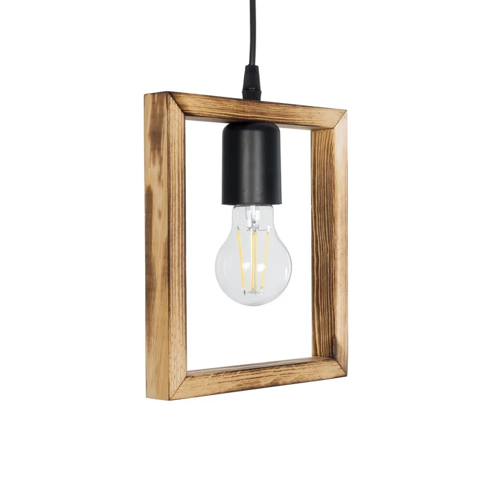 GLOBOSTAR® EDISON 203-0020 Vintage Κρεμαστό Φωτιστικό Οροφής με Ντουί 1 x E27 AC 220-240V IP20 - Μπεζ & Μαύρο - Μ19 x Π5 x Υ22cm