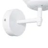 GLOBOSTAR® DALPH 203-0030 Vintage Φωτιστικό Τοίχου - Απλίκα με Ντουί 1 x E27 AC 220-240V IP20 - Λευκό - M18 x Π15 x Υ23cm