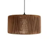 GLOBOSTAR® KYCLOS 203-0047 Boho Κρεμαστό Φωτιστικό Οροφής με Ντουί 1 x E27 AC 220-240V IP20 - Καφέ - M40 x Π40 x Υ25.5cm