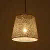 GLOBOSTAR® CONEY 203-0070 Μοντέρνο Κρεμαστό Φωτιστικό Οροφής με Ντουί 1 x E27 AC 220-240V IP20 - Γκρι - Μ26 x Π26 x Υ25cm