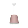 GLOBOSTAR® CONEY 203-0072 Μοντέρνο Κρεμαστό Φωτιστικό Οροφής με Ντουί 1 x E27 AC 220-240V IP20 - Ροζ - Μ26 x Π26 x Υ25cm
