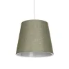 GLOBOSTAR® CONEY 203-0074 Μοντέρνο Κρεμαστό Φωτιστικό Οροφής με Ντουί 1 x E27 AC 220-240V IP20 - Λαδί - Μ26 x Π26 x Υ25cm
