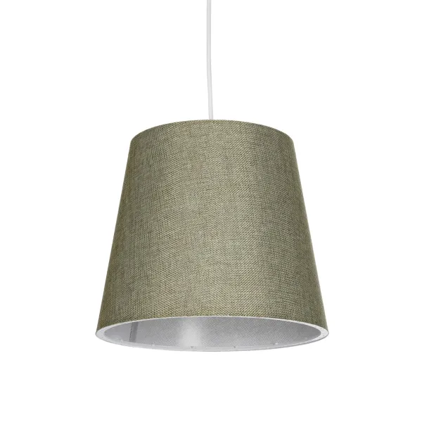 GLOBOSTAR® CONEY 203-0074 Μοντέρνο Κρεμαστό Φωτιστικό Οροφής με Ντουί 1 x E27 AC 220-240V IP20 - Λαδί - Μ26 x Π26 x Υ25cm