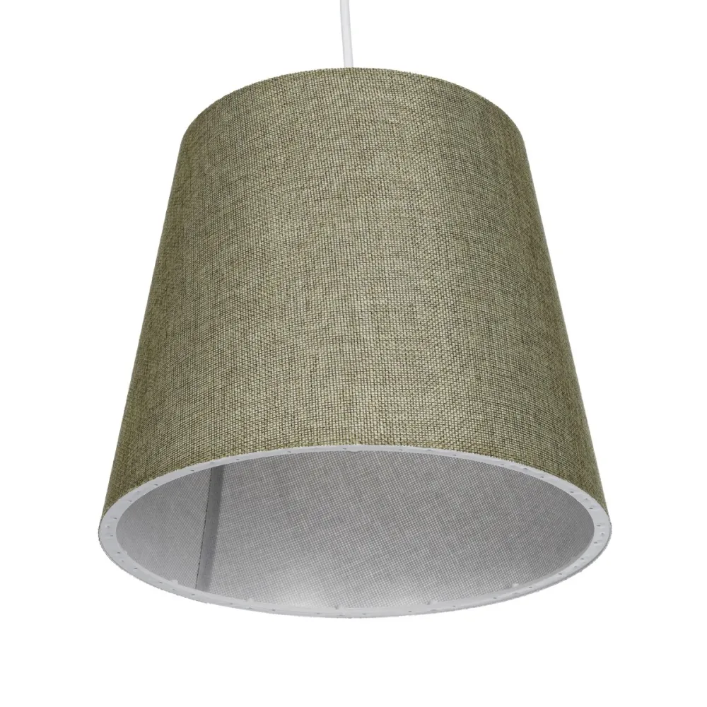 GLOBOSTAR® CONEY 203-0074 Μοντέρνο Κρεμαστό Φωτιστικό Οροφής με Ντουί 1 x E27 AC 220-240V IP20 - Λαδί - Μ26 x Π26 x Υ25cm