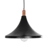 GLOBOSTAR® BELFRY 203-0077 Μοντέρνο Κρεμαστό Φωτιστικό Οροφής με Ντουί 1 x E27 AC 220-240V IP20 - Μαύρο & Χρυσό - Μ29.5 x Π29.5 x Υ22cm