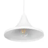 GLOBOSTAR® BELFRY 203-0079 Μοντέρνο Κρεμαστό Φωτιστικό Οροφής με Ντουί 1 x E27 AC 220-240V IP20 - Λεύκο - Μ29.5 x Π29.5 x Υ21cm