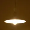 GLOBOSTAR® FERRO 203-0086 Μοντέρνο Κρεμαστό Φωτιστικό Οροφής με Ντουί 1 x E27 AC 220-240V IP20 - Μπεζ - Μ30 x Π30 x Υ15cm