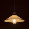 GLOBOSTAR® FERRO 203-0087 Μοντέρνο Κρεμαστό Φωτιστικό Οροφής με Ντουί 1 x E27 AC 220-240V IP20 - Λευκό - Μ30 x Π30 x Υ15cm
