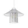 GLOBOSTAR® PROMO 203-0088 Μοντέρνο Κρεμαστό Φωτιστικό Οροφής με Ντουί 1 x E27 AC 220-240V IP20 - Λευκό - Μ25.5 x Π25.5 x Υ20cm