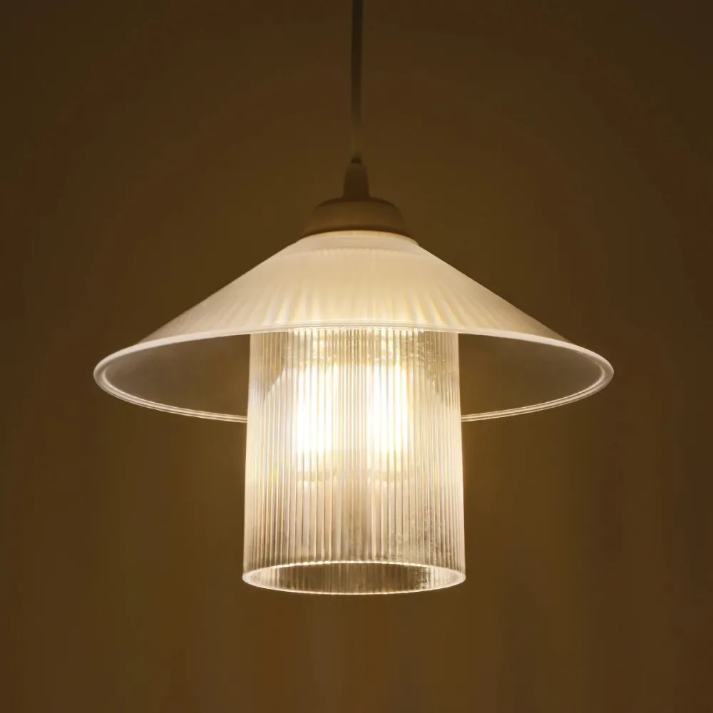 GLOBOSTAR® PROMO 203-0088 Μοντέρνο Κρεμαστό Φωτιστικό Οροφής με Ντουί 1 x E27 AC 220-240V IP20 - Λευκό - Μ25.5 x Π25.5 x Υ20cm