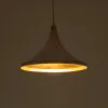 GLOBOSTAR® MARBLE 203-0098 Μοντέρνο Κρεμαστό Φωτιστικό Οροφής με Ντουί 1 x E27 AC 220-240V IP20 - Λεύκο & Χρυσό - Μ30 x Π30 x Υ20cm