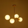 GLOBOSTAR® GLOBUS 203-0105 Μοντέρνο Φωτιστικό Οροφής με Ντουί 4 x E27 AC 220-240V IP20 - Λευκό & Χρυσό - Μ70 x Π15 x Υ34cm
