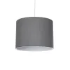 GLOBOSTAR® BLAZE 203-0108 Μοντέρνο Κρεμαστό Φωτιστικό Οροφής με Ντουί 1 x E27 AC 220-240V IP20 - Γκρι - Μ22 x Π22 x Υ20cm
