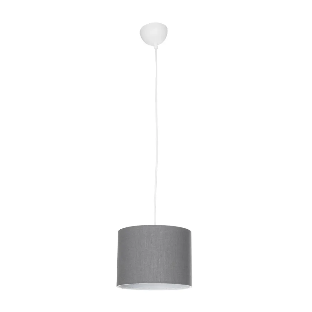 GLOBOSTAR® BLAZE 203-0108 Μοντέρνο Κρεμαστό Φωτιστικό Οροφής με Ντουί 1 x E27 AC 220-240V IP20 - Γκρι - Μ22 x Π22 x Υ20cm