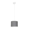 GLOBOSTAR® BLAZE 203-0108 Μοντέρνο Κρεμαστό Φωτιστικό Οροφής με Ντουί 1 x E27 AC 220-240V IP20 - Γκρι - Μ22 x Π22 x Υ20cm