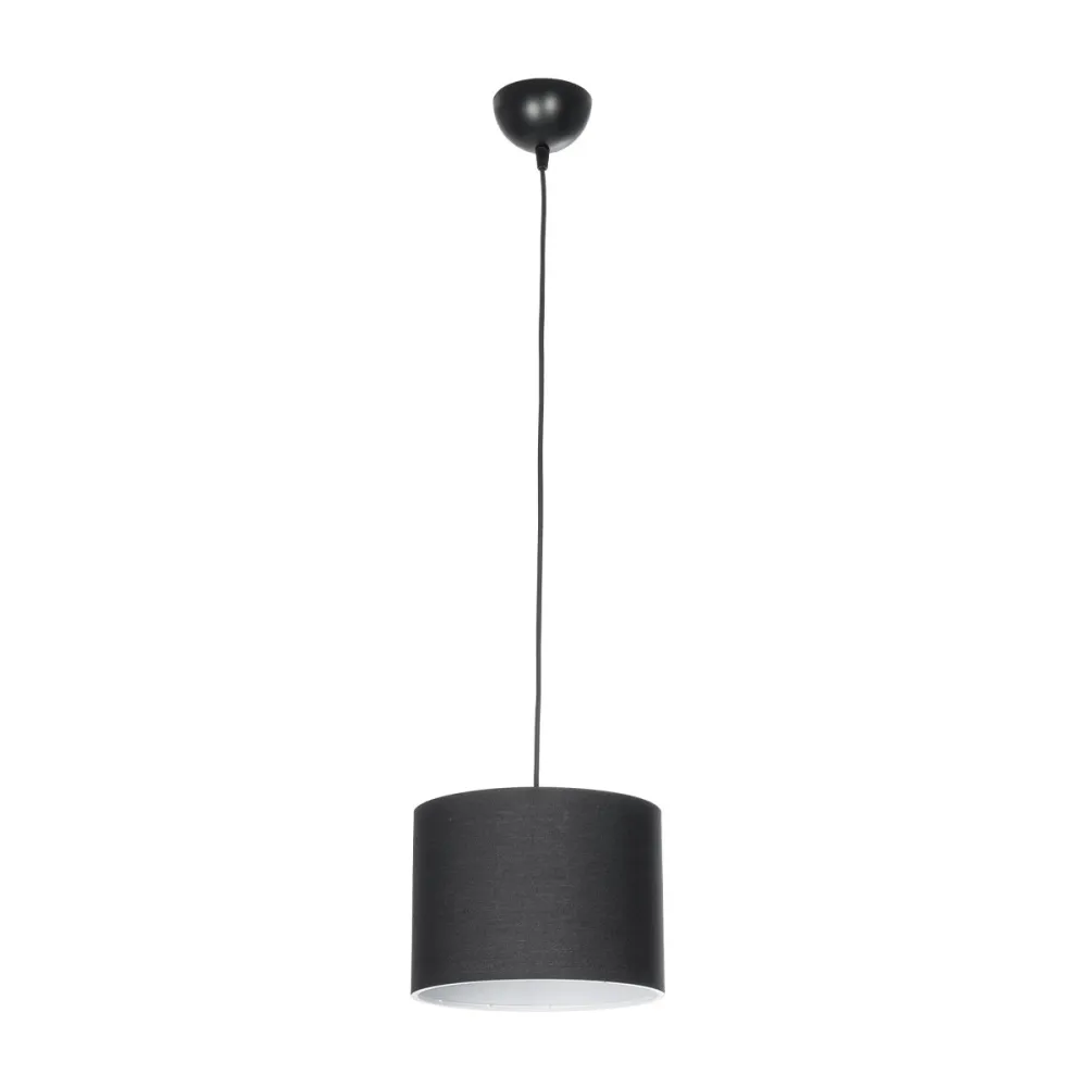 GLOBOSTAR® BLAZE 203-0109 Μοντέρνο Κρεμαστό Φωτιστικό Οροφής με Ντουί 1 x E27 AC 220-240V IP20 - Μαύρο - Μ22 x Π22 x Υ20cm