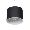 GLOBOSTAR® BLAZE 203-0109 Μοντέρνο Κρεμαστό Φωτιστικό Οροφής με Ντουί 1 x E27 AC 220-240V IP20 - Μαύρο - Μ22 x Π22 x Υ20cm