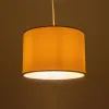 GLOBOSTAR® ELECTRA 203-0112 Μοντέρνο Κρεμαστό Φωτιστικό Οροφής με Ντουί 1 x E27 AC 220-240V IP20 - Mπεζ & Χρυσό - Μ30 x Π30 x Υ23cm