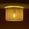 GLOBOSTAR® CILIO 203-0150 Μοντέρνο Φωτιστικό Οροφής με Ντουί 1 x E27 AC 220-240V IP20 - Λευκό - Μ30 x Π30 x Υ22cm