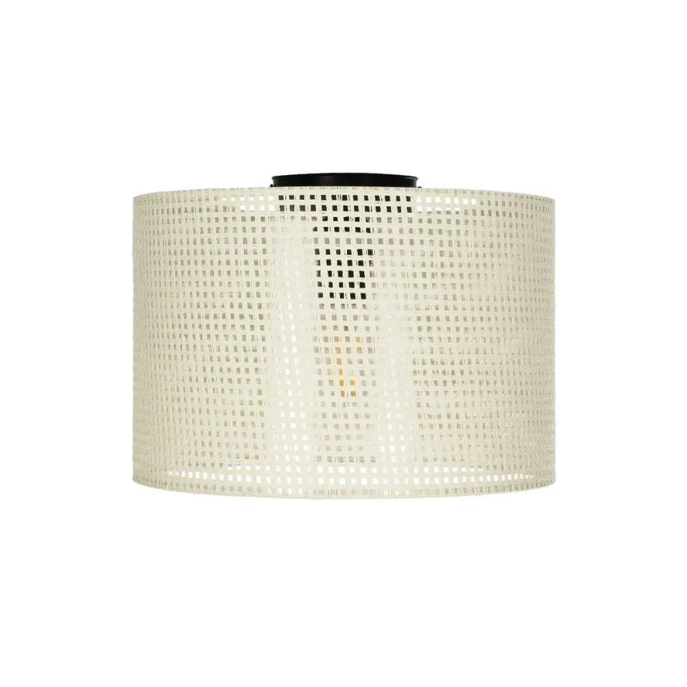 GLOBOSTAR® CILIO 203-0150 Μοντέρνο Φωτιστικό Οροφής με Ντουί 1 x E27 AC 220-240V IP20 - Λευκό - Μ30 x Π30 x Υ22cm
