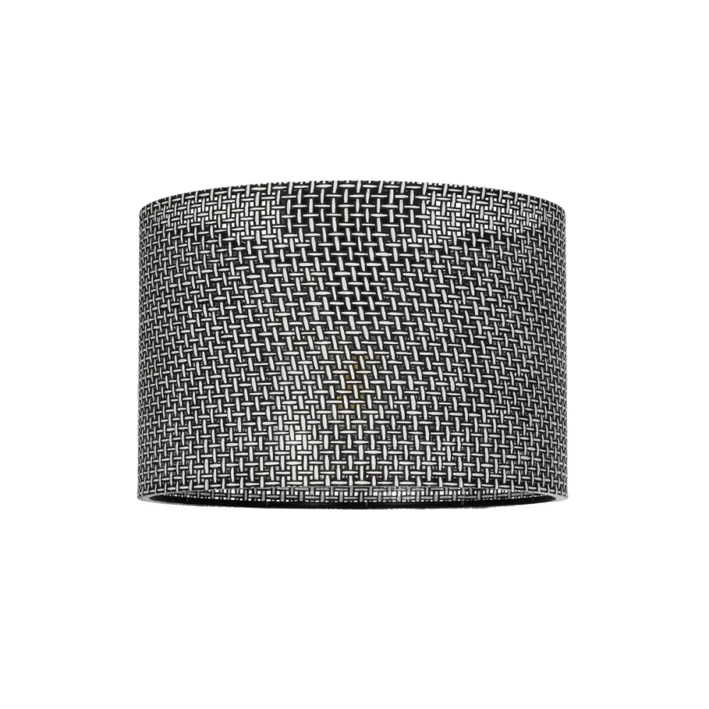 GLOBOSTAR® CILIO 203-0152 Μοντέρνο Φωτιστικό Οροφής με Ντουί 1 x E27 AC 220-240V IP20 - Μαύρο - Μ30 x Π30 x Υ22cm