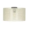 GLOBOSTAR® CILIO 203-0155 Μοντέρνο Φωτιστικό Οροφής με Ντουί 1 x E27 AC 220-240V IP20 - Λευκό - Μ38 x Π38 x Υ23cm
