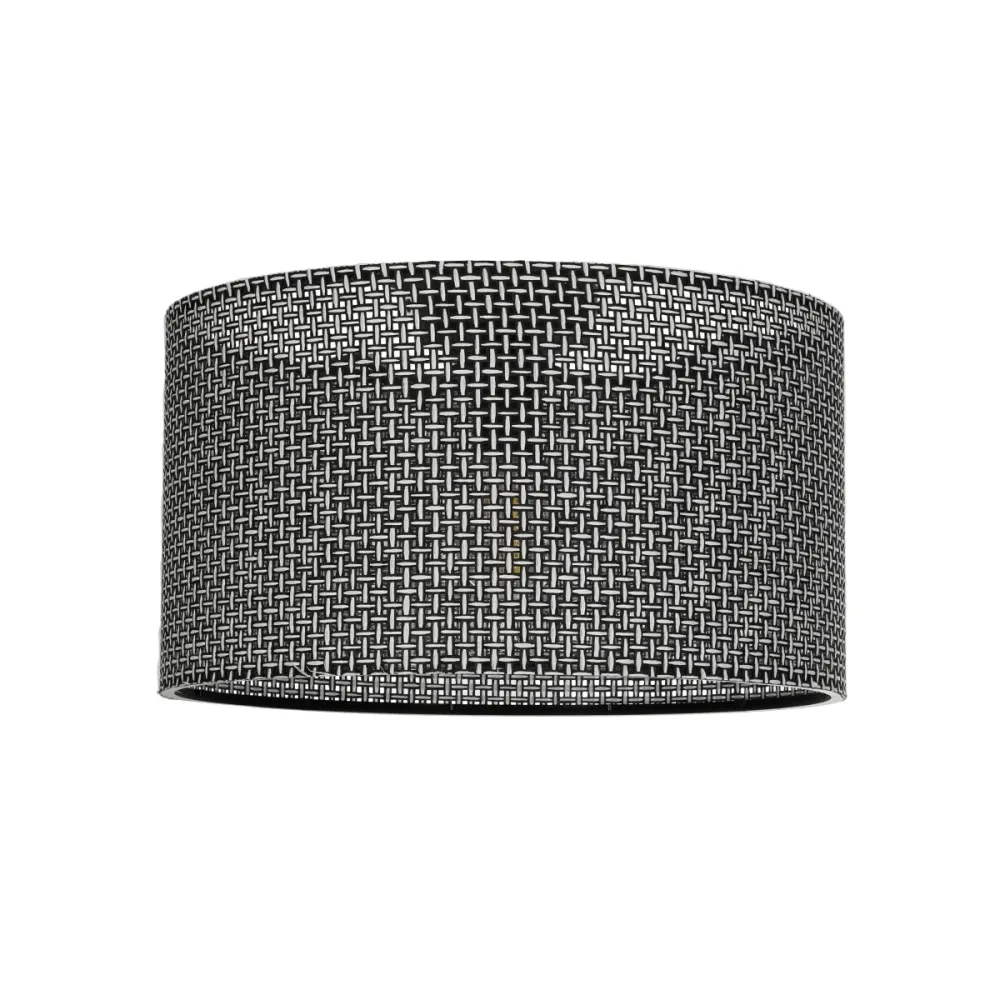 GLOBOSTAR® CILIO 203-0157 Μοντέρνο Φωτιστικό Οροφής με Ντουί 1 x E27 AC 220-240V IP20 - Μαύρο - Μ38 x Π38 x Υ23cm
