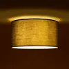 GLOBOSTAR® CILIO 203-0158 Μοντέρνο Φωτιστικό Οροφής με Ντουί 1 x E27 AC 220-240V IP20 - Γκρι - Μ38 x Π38 x Υ23cm