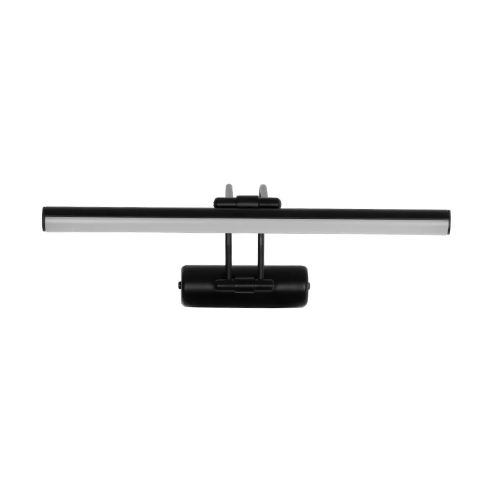 GLOBOSTAR® REFINE 203-0188 Μοντέρνο Φωτιστικό Τοίχου - Απλίκα Καθρέπτη Μπάνιου LED 7W 640lm 120° AC 220-240V IP44 Θερμό Λευκό 2700K - Lumileds SMD Chip - Μαύρο Ματ - Μ35 x Π21 x Υ12cm - 2 Χρόνια Εγγύηση