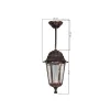 GLOBOSTAR® VITRO 203-0194 Vintage Φωτιστικό Οροφής με Ντουί 1 x E27 AC 220-240V IP44 - Χάλκινο - Μ17 x Π17 x Υ28cm