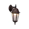 GLOBOSTAR® VITRO 203-0196 Vintage Φωτιστικό Τοίχου - Απλίκα με Ντουί 1 x E27 AC 220-240V IP44 - Χάλκινο - Μ17 x Π20 x Υ36cm