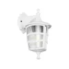 GLOBOSTAR® ZARDIN 203-0239 Vintage Φωτιστικό Τοίχου - Απλίκα με Ντουί 1 x E27 AC 220-240V IP44 - Λευκό - Μ17 x Π22 x Υ30cm
