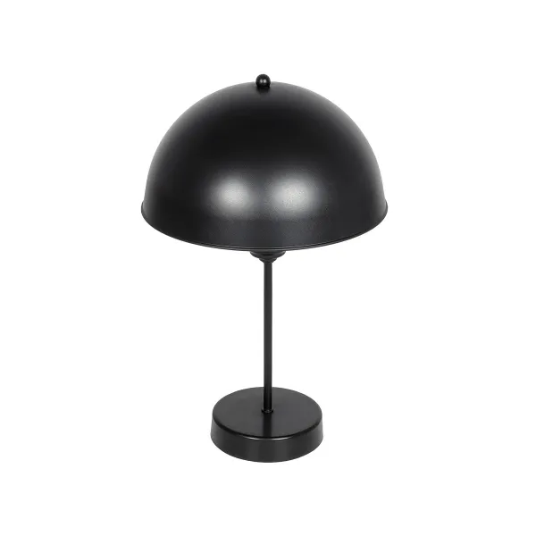 GLOBOSTAR® GAZETA 203-0296 Μοντέρνο Επιτραπέζιο Φωτιστικό Πορτατίφ με Ντουί 1 x E27 AC 220-240V IP20 - Μαύρο - Μ25 x Π25 x Υ39cm