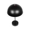 GLOBOSTAR® GAZETA 203-0300 Μοντέρνο Επιτραπέζιο Φωτιστικό Πορτατίφ με Ντουί 1 x E27 AC 220-240V IP20 - Μαύρο & Μπρονζέ - Μ25 x Π25 x Υ39cm