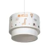 GLOBOSTAR® BALLOON 204-0004 Παιδικό Κρεμαστό Φωτιστικό Οροφής με Ντουί 1 x E27 AC 220-240V IP20 - Πολύχρωμο - Μ30 x Π30 x Υ24cm