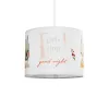 GLOBOSTAR® GIRLSCLUB 204-0010 Παιδικό Κρεμαστό Φωτιστικό Οροφής με Ντουί 1 x E27 AC 220-240V IP20 - Πολύχρωμο - Μ28 x Π28 x Υ24cm