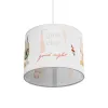 GLOBOSTAR® GIRLSCLUB 204-0010 Παιδικό Κρεμαστό Φωτιστικό Οροφής με Ντουί 1 x E27 AC 220-240V IP20 - Πολύχρωμο - Μ28 x Π28 x Υ24cm