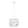 GLOBOSTAR® DINO 204-0014 Παιδικό Κρεμαστό Φωτιστικό Οροφής με Ντουί 1 x E27 AC 220-240V IP20 - Πολύχρωμο - Μ28 x Π28 x Υ24cm