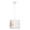 GLOBOSTAR® MOON 204-0019 Παιδικό Κρεμαστό Φωτιστικό Οροφής με Ντουί 1 x E27 AC 220-240V IP20 - Πολύχρωμο - Μ28 x Π28 x Υ24cm