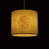 GLOBOSTAR® ELEPHANT 204-0020 Παιδικό Κρεμαστό Φωτιστικό Οροφής με Ντουί 1 x E27 AC 220-240V IP20 - Πολύχρωμο - Μ24 x Π24 x Υ23cm